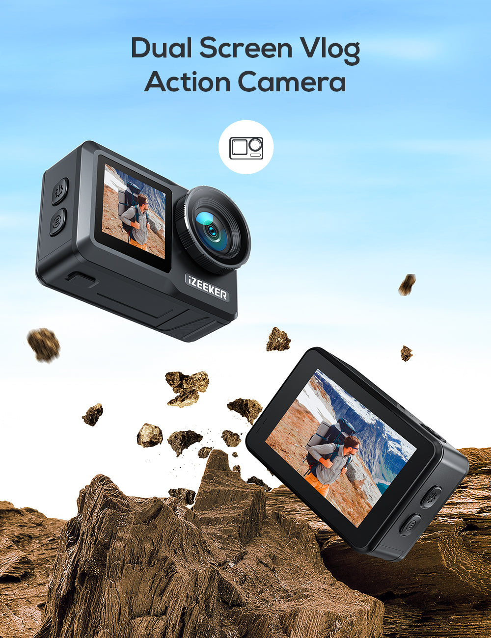iZeeker 6K/30fps Action Camera iA800
