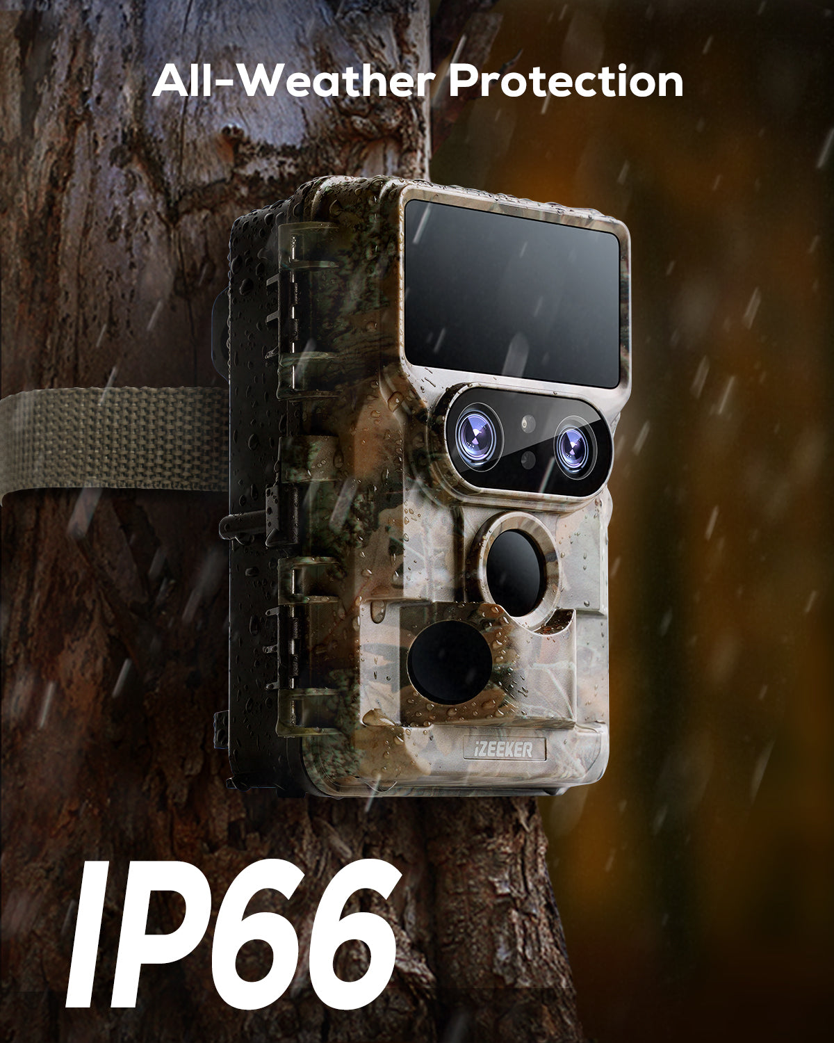 iZEEKER iG600 4K Dual-Lens Trail Camera